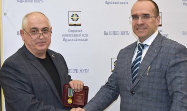 Ковдорчанин Юрий Подфигурный награждён юбилейной медалью Министерства спорта Российской Федерации
