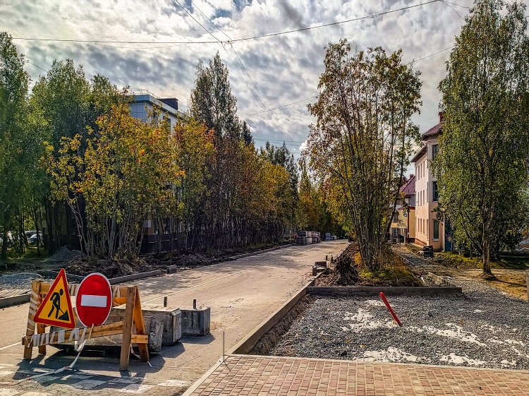 В Ковдоре улица Ленина обновляется по плану
