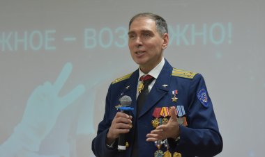 Ковдорчане встретились с известным космонавтом