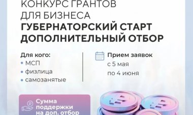 Продолжается прием заявок на дополнительный отбор конкурса «Губернаторский старт»