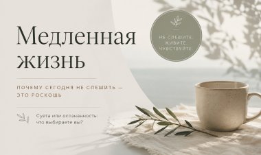 Медленная жизнь: почему сегодня не спешить — это роскошь