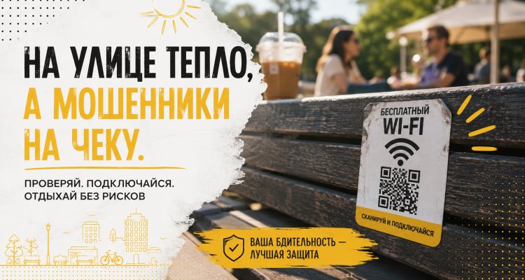 Осторожно! Мошенники начали охоту на любителей бесплатного Wi-Fi через поддельные QR-коды