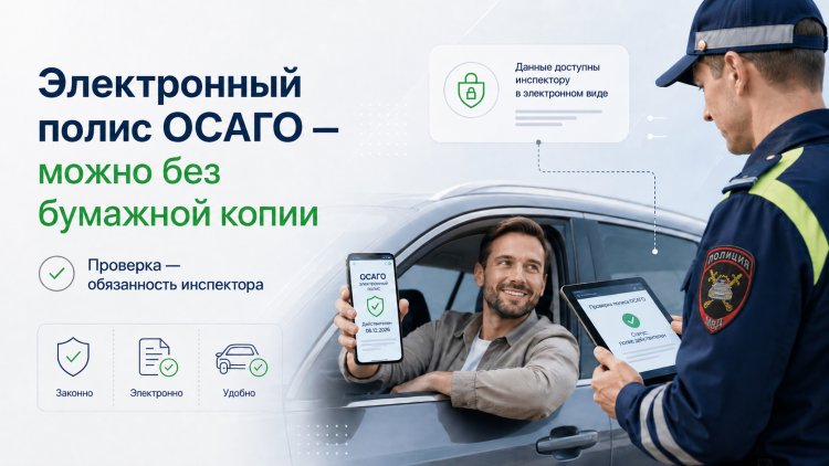 Бумажный полис ОСАГО – в прошлом