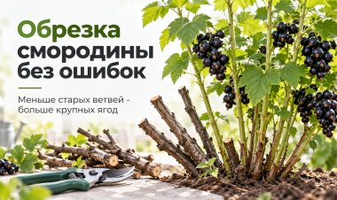 Обрезаем смородину  по финской схеме